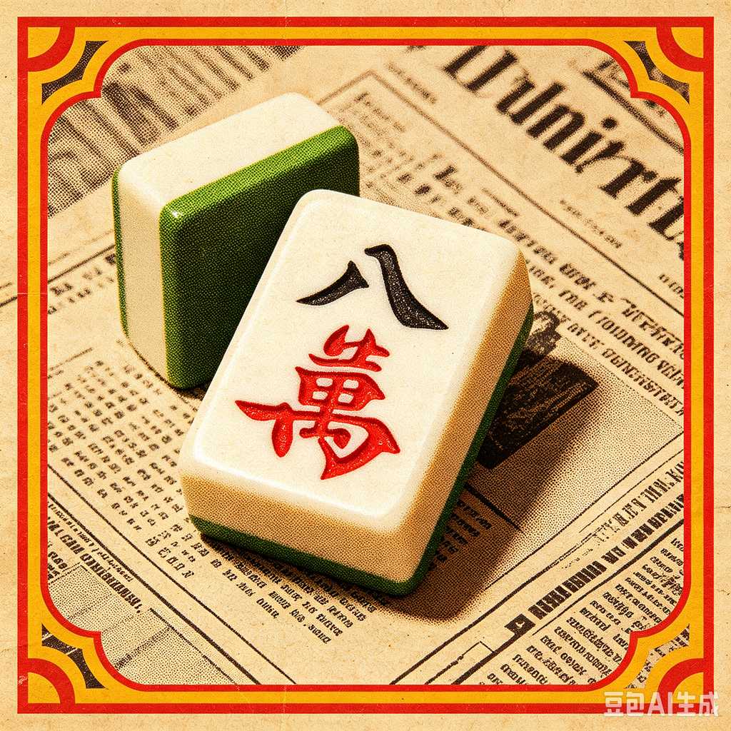 mahjong rule card included